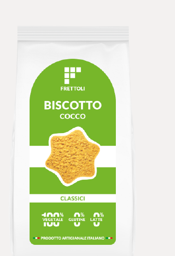 Frettoli Classic Biscuits, Coconut, 250 g, Gluten Free - Image 2